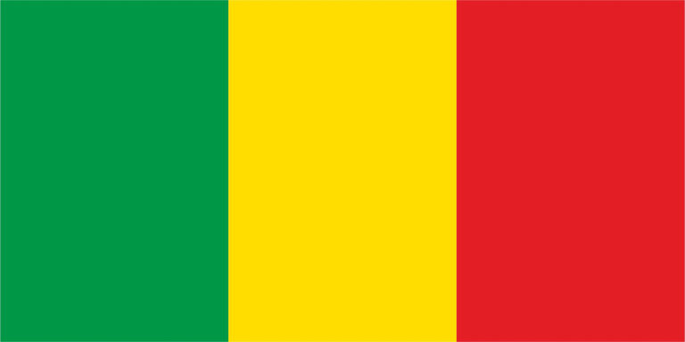 Флаг Мали размер 1 х 2 метра.