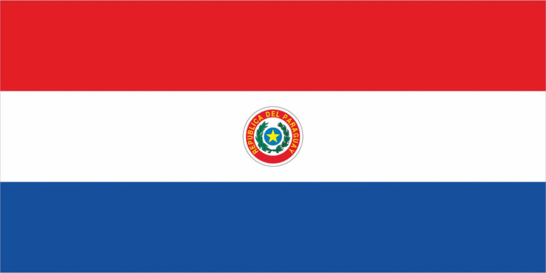 Флаг Парагвая 1 х 2 метра.