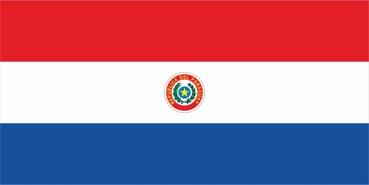 Флаг Парагвая 1 х 2 метра.