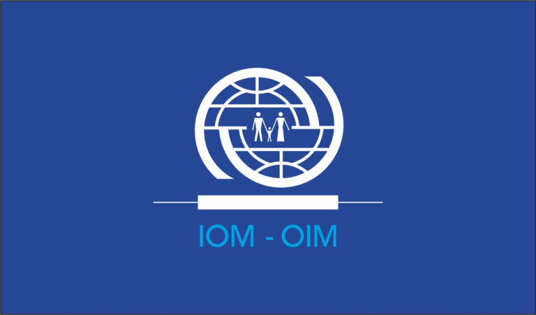 Флаг МОМ, Международная Организация по Миграции, МОМ